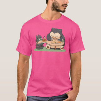 Funny Cute Snorlax Cartoon Anime Memes T-Shirt