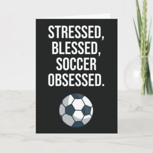 Funny Cute Soccer Cards Children Sports Kids Boy