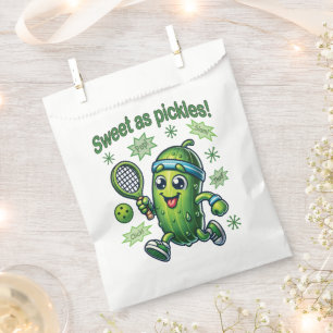 Funny Cute Sweet as Pickles Pickleball Favor Bag