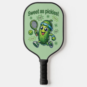 Funny Cute Sweet as Pickles Pickleball Paddle