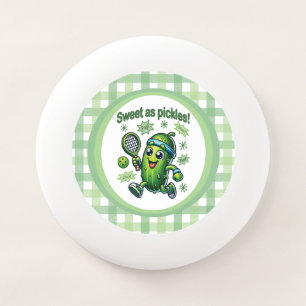 Funny Cute Sweet as Pickles Pickleball Wham-O Frisbee