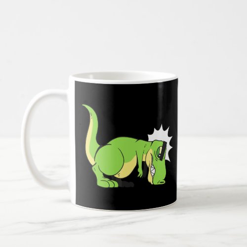 Funny Cute T Rex Hates Push Ups  Coffee Mug