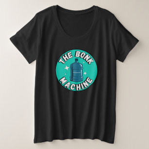 Funny Cute the bonk machine /Free Palestine design Plus Size T-Shirt