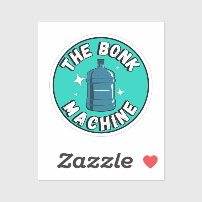 Funny Cute the bonk machine /Free Palestine design Sticker (Sheet)