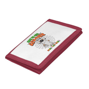Funny Cute Time to get Spooky Mummy Trifold Wallet