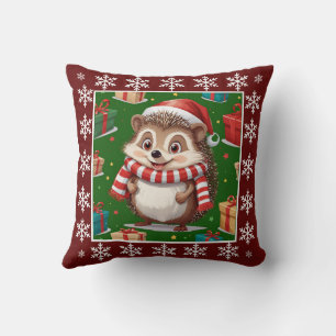 Funny Cute Trendy Stylish Elegant Santa Claus  Throw Pillow