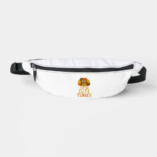 Funny Cute Turkey Family Matching Thanksgiving Fanny Pack