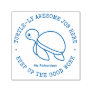Funny Cute Turtle Awesome Job Teacher Praise Self-inking Stamp