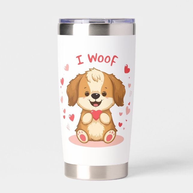 Funny & Cute Valentine’s Day Gift Insulated Tumbler (Front)