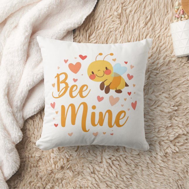 Funny & Cute Valentine’s Day Gift Throw Pillow (Blanket)