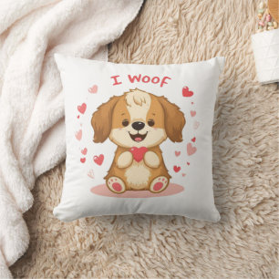 Funny & Cute Valentine’s Day Gift Throw Pillow
