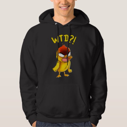 Funny Cute What The Duck Novelty Gifts Hoodie