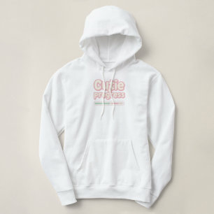 Funny "Cutie in Progress" Loading Bar Hoodie