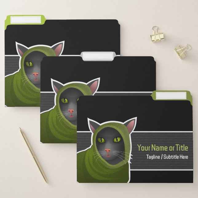 Funny Cyber Criminal InfoSec and Ethical Hacking File Folder (Set)