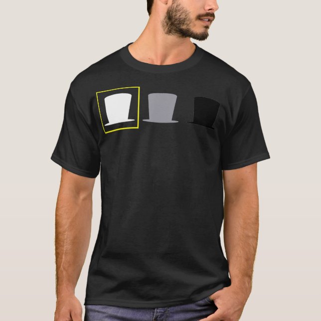 Funny Cyber Security White Hat Hacker  T-Shirt (Front)