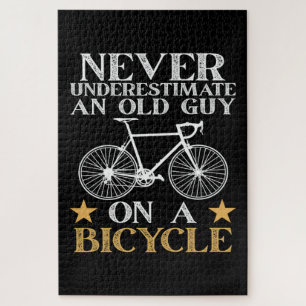 Funny Cycling Biker Humor Jigsaw Puzzle