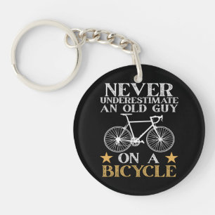 Funny Cycling Biker Humor Keychain