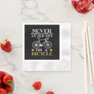 Funny Cycling Biker Humor Napkins