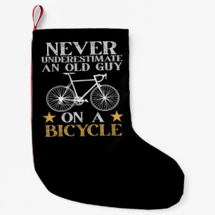 Funny Cycling Biker Humor Small Christmas Stocking
