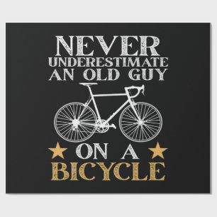 Funny Cycling Biker Humor Wrapping Paper