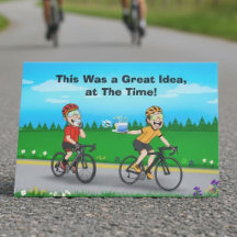 Funny Cycling Birthday Cake Chaos Bicycle Riders