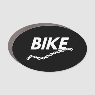 Funny Cycling Chain Car Magnet
