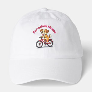 **Funny Cycling Dog – Cute Dog Riding a Bicycle Il Hat