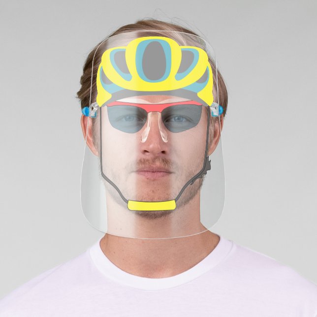 Funny Cycling Helmet Biking Enthusiasts Face Shield (Insitu)