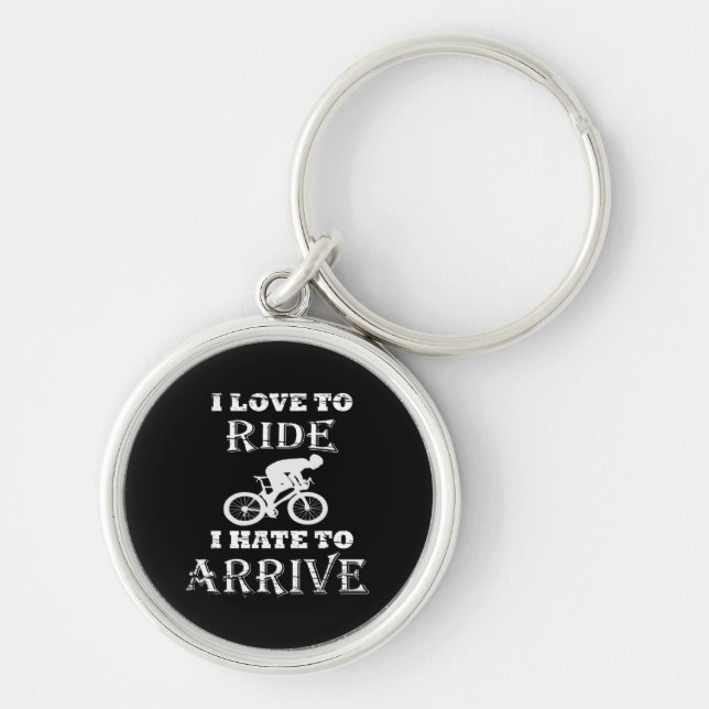 Funny cycling  keychain (Front)