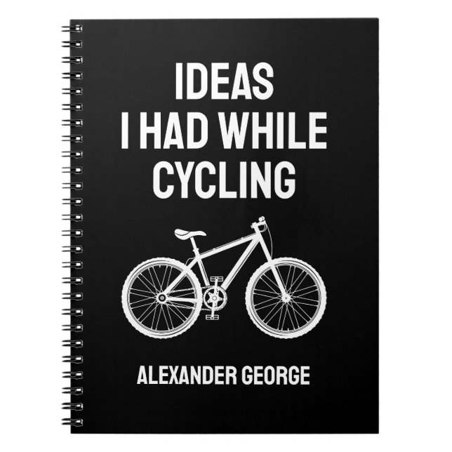 Funny Cycling Notebook (Front)