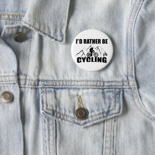 Funny cycling quote button