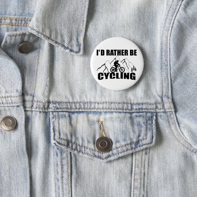 Funny cycling quote button (In Situ)