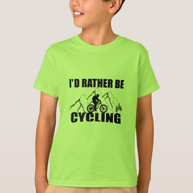 Funny cycling quote T-Shirt (Front)