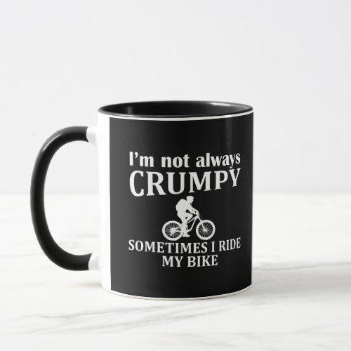 Funny cycling quotes mug