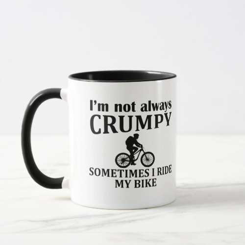 Funny cycling quotes mug