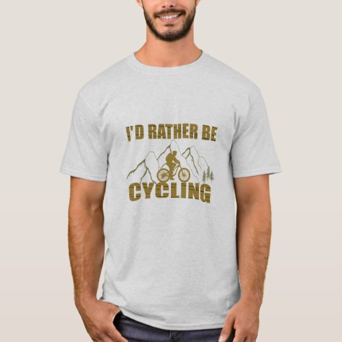 Funny cycling quotes T_Shirt