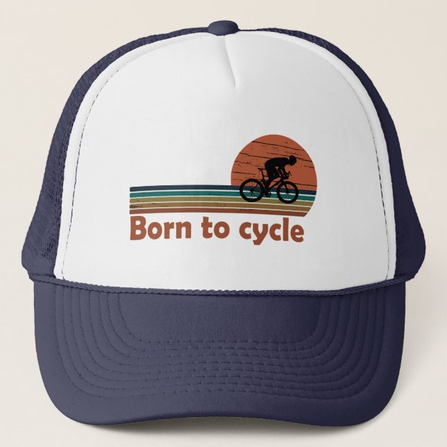 Funny cycling saying trucker hat (Front)