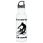 Funny Cycling Water Bottle at Zazzle