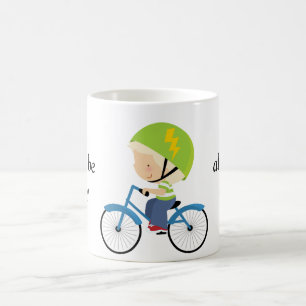 Funny Cyclist Always Be Happy Bicycling Lover Coffee Mug