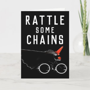 Funny Cyclist Biker Halloween Card