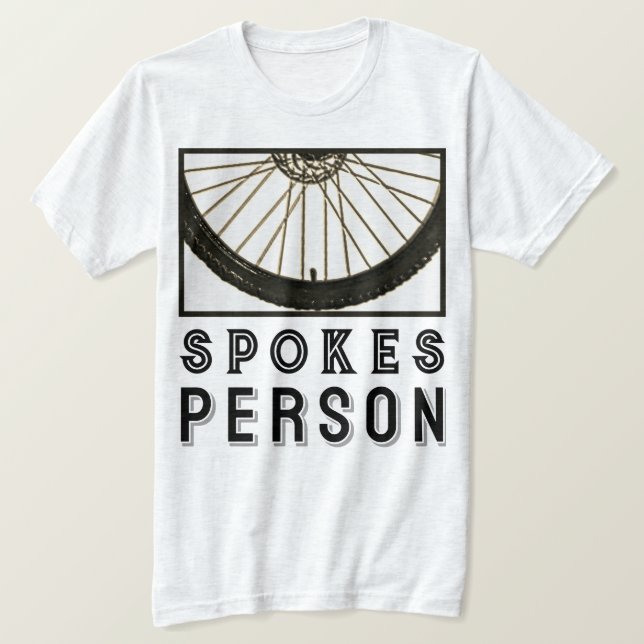 Funny Cyclist T-Shirt (Design Front)