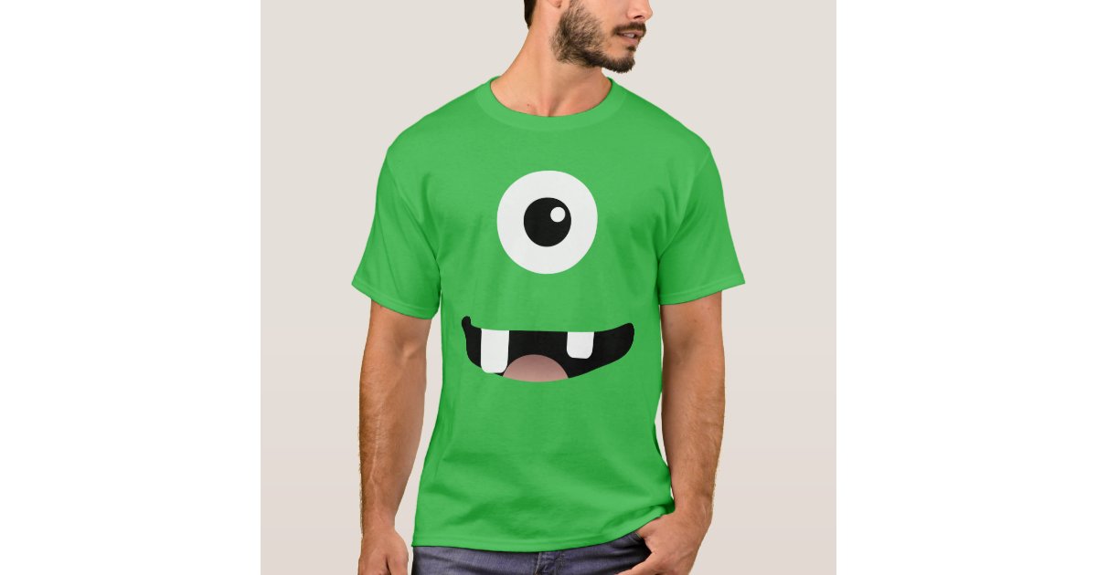 Funny Cyclops One-Eyed Monster Halloween Costume T-Shirt | Zazzle