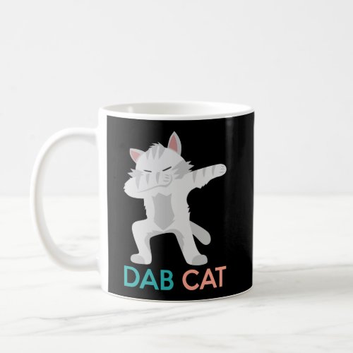 Funny Dab Cat Dancing Kitten Cute Kitty Lover Cart Coffee Mug