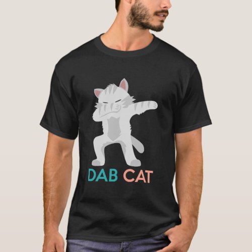 Funny Dab Cat Dancing Kitten Cute Kitty Lover Cart T_Shirt