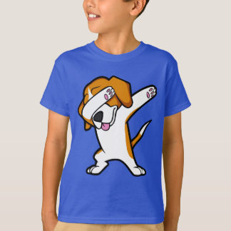 Funny Dabbing Beagle Funny Hip Hop Dance Dab Dog T-Shirt