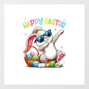 Funny Dabbing Bunny Easter Happy Easter for Boys G Floor Decals
