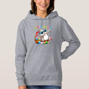 Funny Dabbing Bunny Easter Happy Easter for Boys G Hoodie