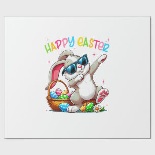 Funny Dabbing Bunny Easter Happy Easter for Boys G Wrapping Paper