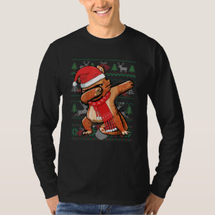 Funny Dabbing Cat Ugly Christmas Sweater Party Cos