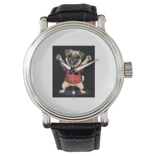 Funny Dabbing Dab Pug Dog Pets Dance Animal Puppy Watch